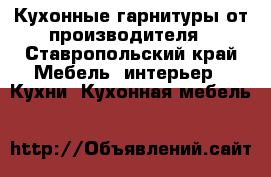 Кухонные гарнитуры от производителя - Ставропольский край Мебель, интерьер » Кухни. Кухонная мебель   